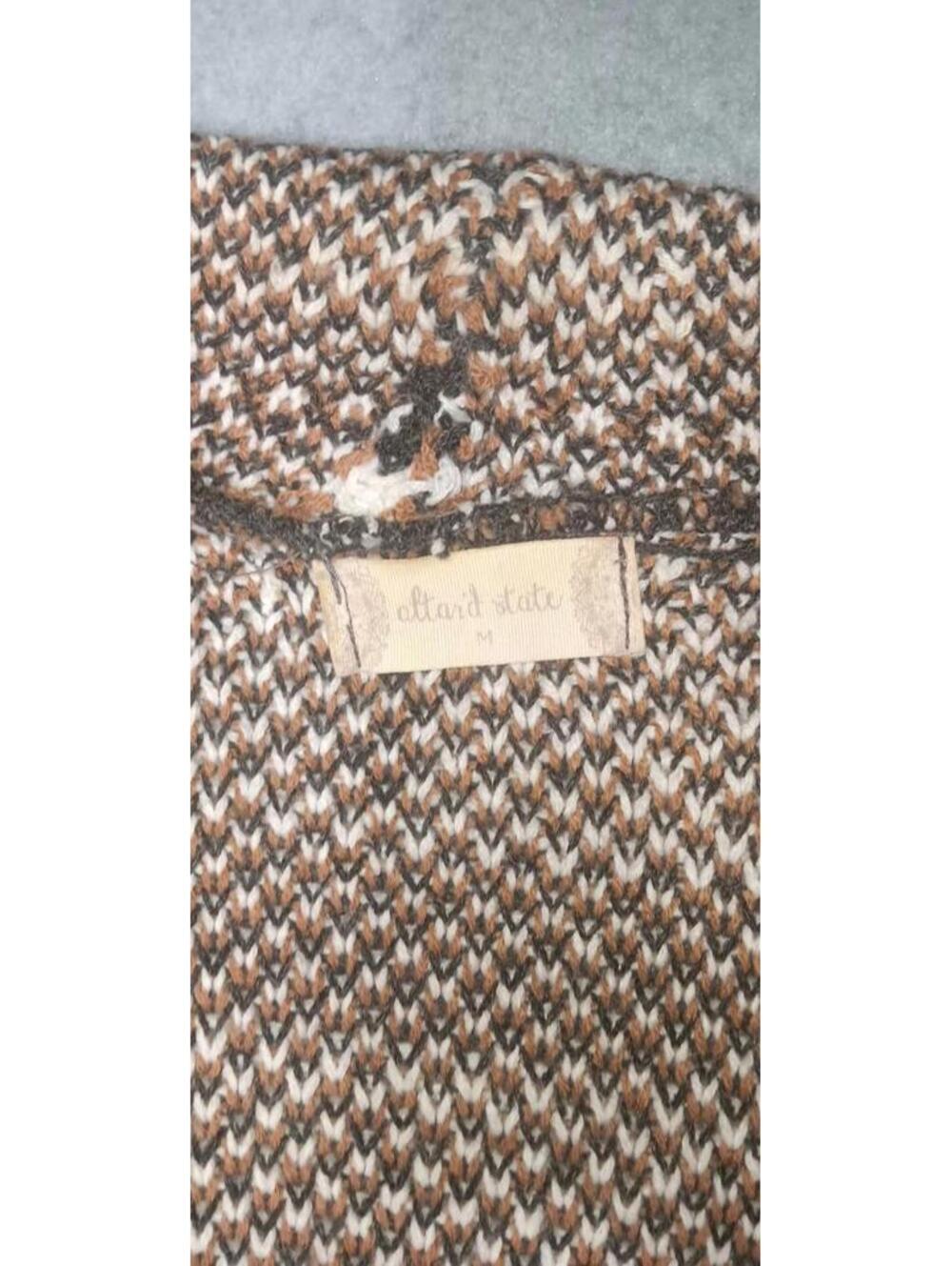 Altard State Open Front Waterfall Tiered Cardigan Womens Size Medium Multicolor - Picture 2 of 11